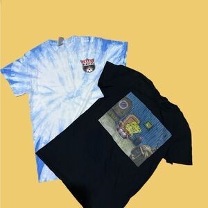 Blue and Black Kids T-Shirts Set
